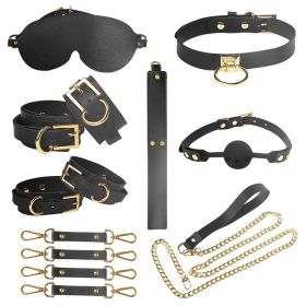 Collar Handcuffs Bondage And Discipline Toy Set