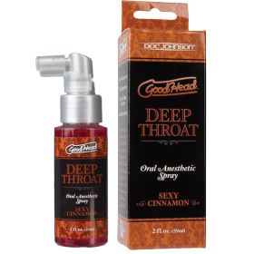 GoodHead Deep Throat Spray-Sexy Cinnamon 2oz
