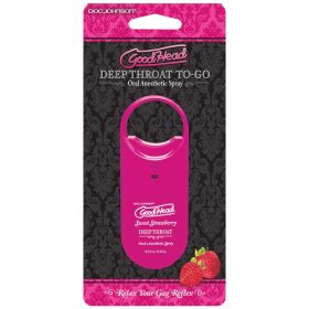 GoodHead Deep Throat Spray To Go-Strawberry .33oz