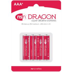 Dragon Alkaline Batteries AAA (4 Pack)