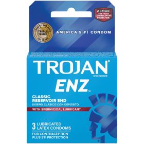 Trojan Enz Armor Spermicidal (3 Pack)