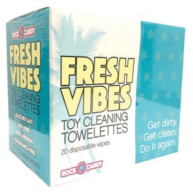 Fresh Vibes Toy Cleaning Towelettes Bo...