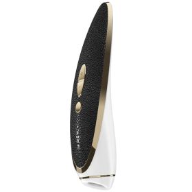 Satisfyer Luxury Haute Couture-Gold & Black Leather