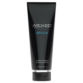 Wicked Jelle Waterbased Anal Gel 8oz