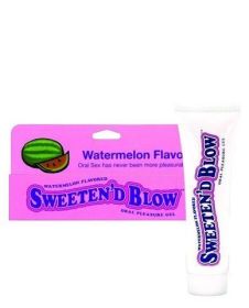 Sweeten D Blow Oral Pleasure Gel Watermelon 1.5 oz